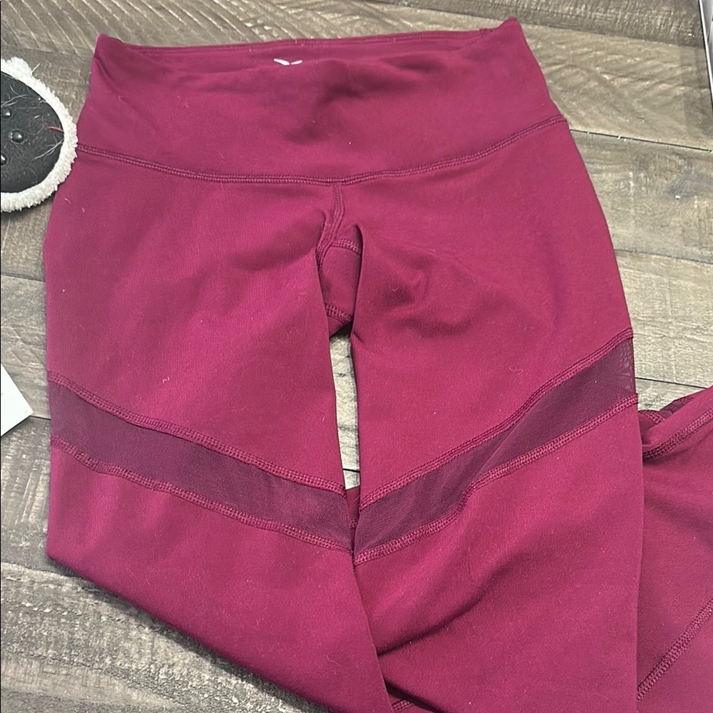 Old Navy Red Capri Pants with Breathable Mesh